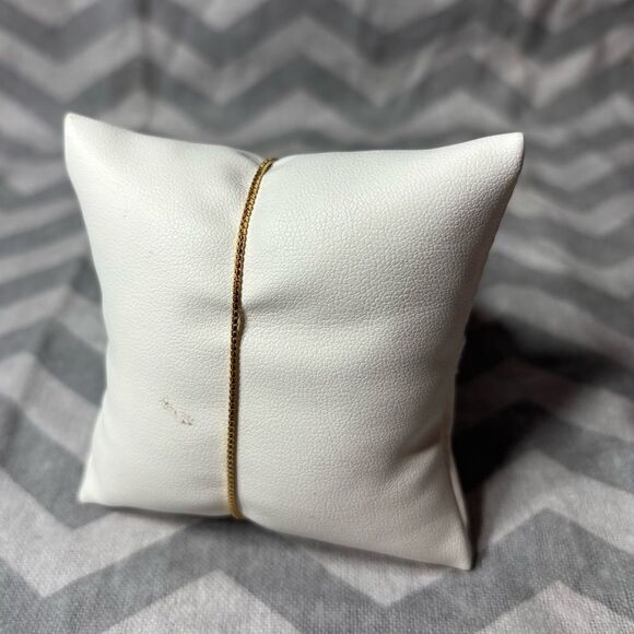 New! Gold Tone Dainty Bracelet Lobster Clasp & Extension - Picture 2 of 4